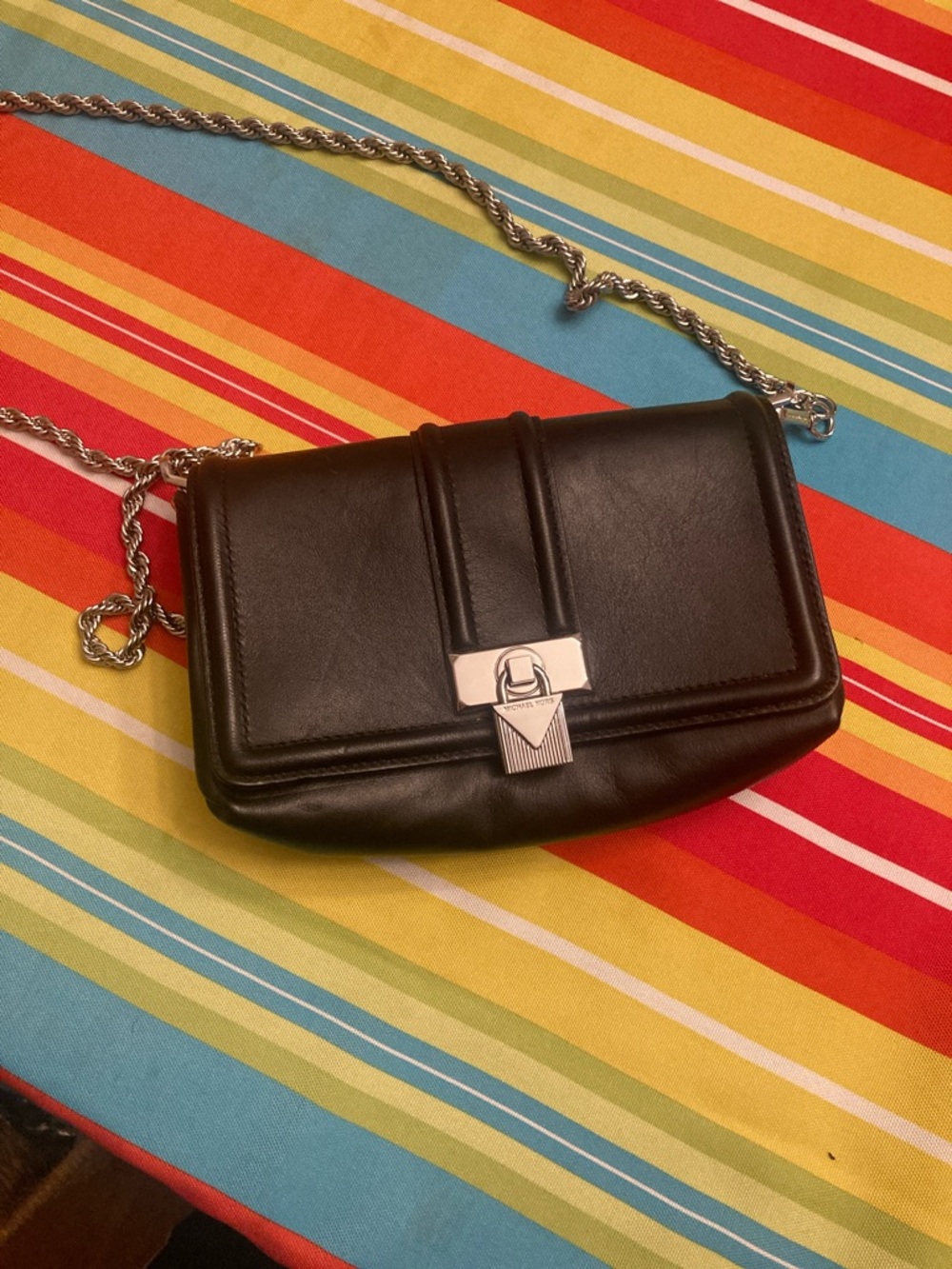Genuine Micheal Kors Small Crossbody Padlock Elegance - Picture 4 of 16